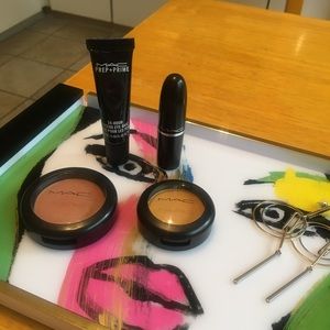 MAC Eyeshadow Primer, Blush, Eyeshadow, & Lipstick